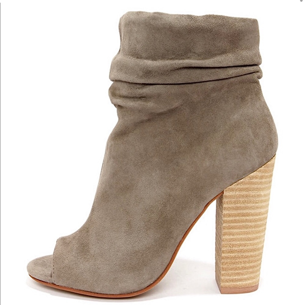 Chinese Laundry Taupe Ankle Booties